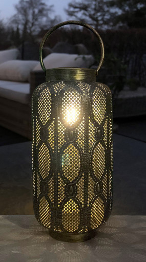Veli Line Marokko solcelle lanterne - H39 cm