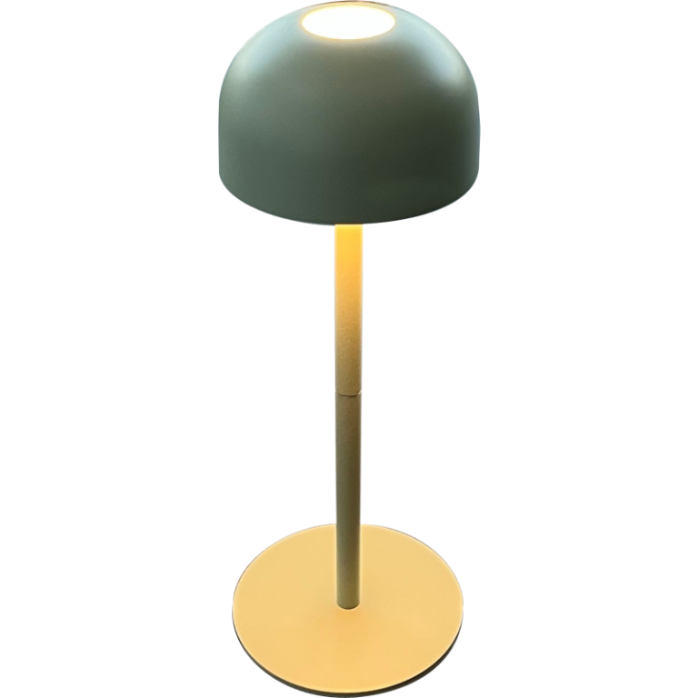 Veli Line Shine genopladelig bordlampe, grøn