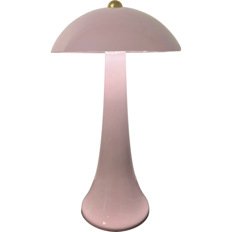 Veli Line Smooth Touch genopladelig bordlampe, lyserød