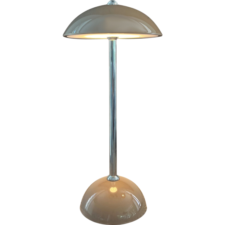 Veli Line Suave genopladelig bordlampe, grå