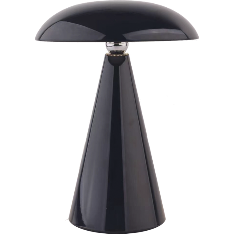 Veli Line Swing genopladelig bordlampe, sort