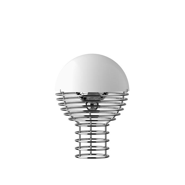 Verpan Wire Transportabel Lampe Hvid