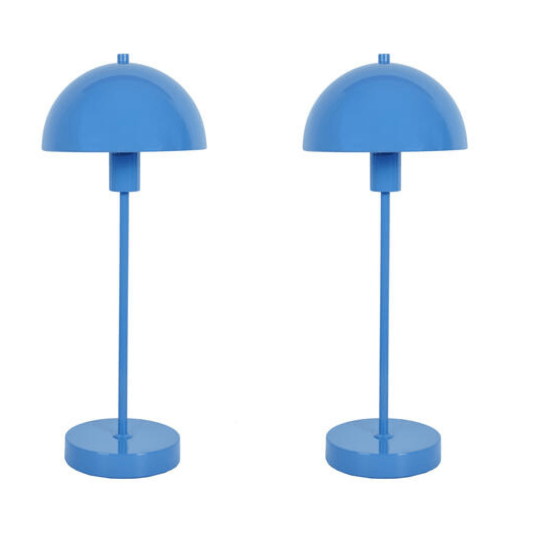 Vienda 2 stk - Lyseblå - Bordlampe - Herstal