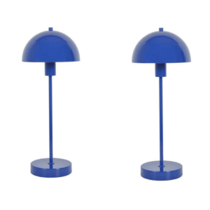 Vienda 2 stk - Royal Blå - Bordlampe - Herstal