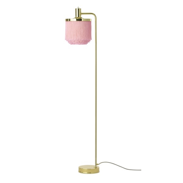 Warm Nordic Fringe Gulvlampe Bleg Pink