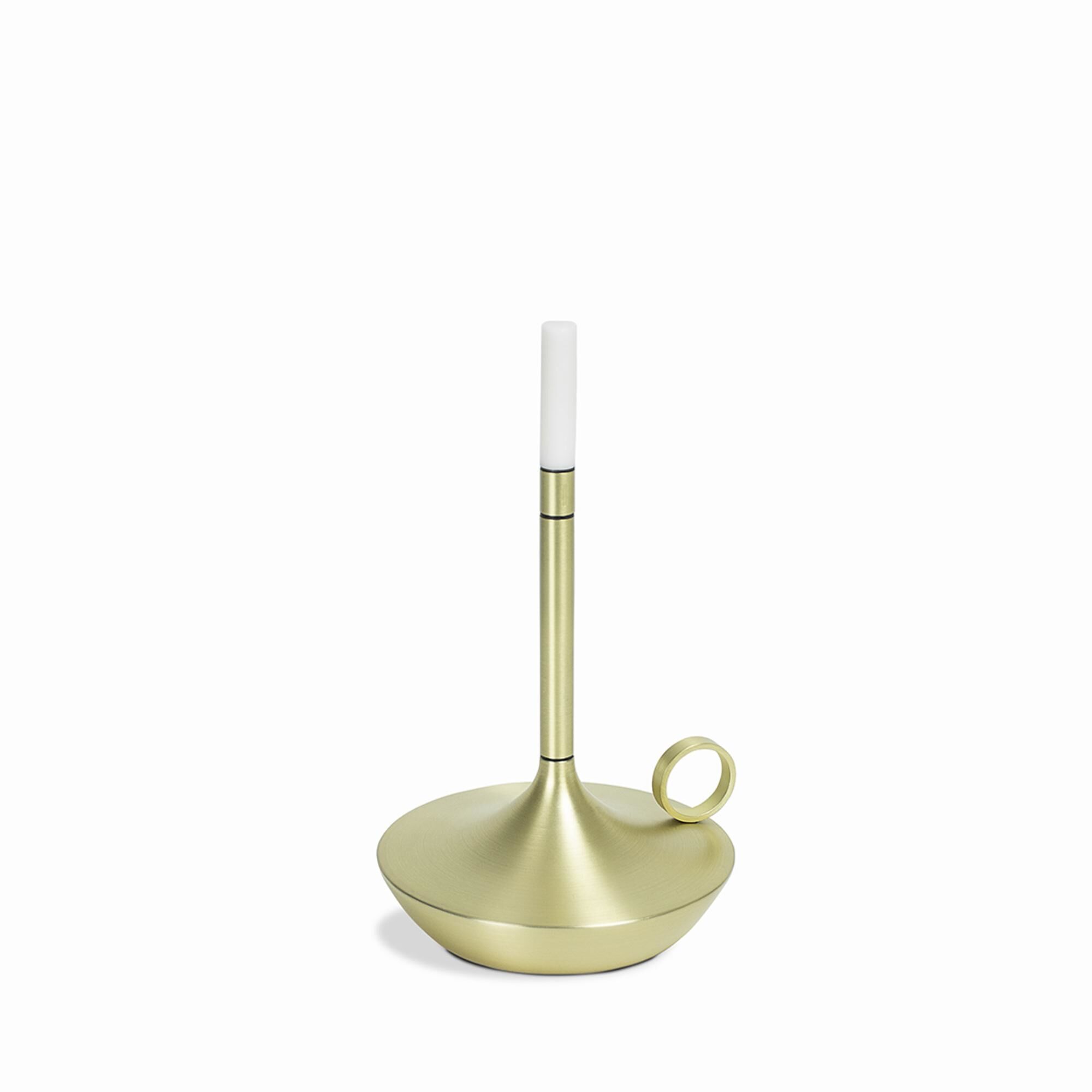 Wick S Transportable Lampe Messing