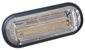 Wishco Mini 1500W infrarød terrassevarmer - sort