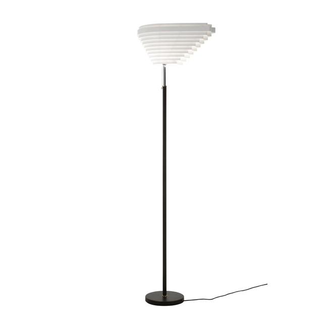 artek A805 Angel Wing Gulvlampe Nikkelbelagt Messing